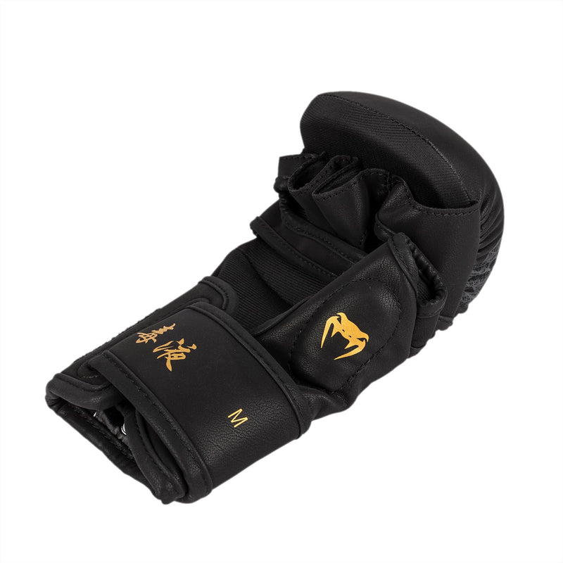 Venum Serpenti Sparring Gloves Black/Silver/Gold Large/X-Large - BeesActive Australia