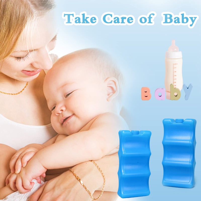 3 Pack Breastmilk Ice Pack,Reusable Ice Packs for Breastmilk Storage,Bottle Ice Packs for Breast Milk,Baby Bottles,Meal,Keeps Breast Milk Fresh - BeesActive Australia