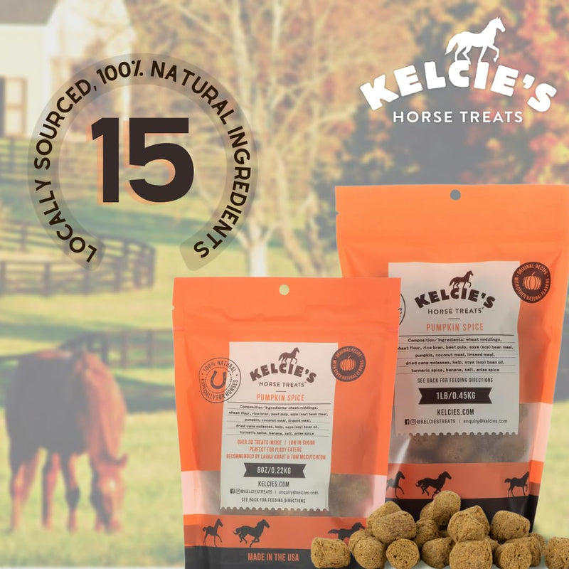 Horse Treats for Training and Bonding - Made with All-Natural Flavors, Horse Treats Low Sugar Delights of Pure Flavor and Health, Suitable for Horses with Cushing's, 8oz Bag 8 Ounce (Pack of 1) - BeesActive Australia