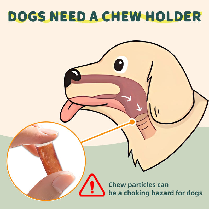 Bully Stick Holder for Dogs Improved Dog Chew Holder for Ultimate Secure Fixation Device to Prevent Swallowing of Bully Sticks,Yak Chews,Bull Whips Ends,Fits Small,Medium,Large Dog - BeesActive Australia