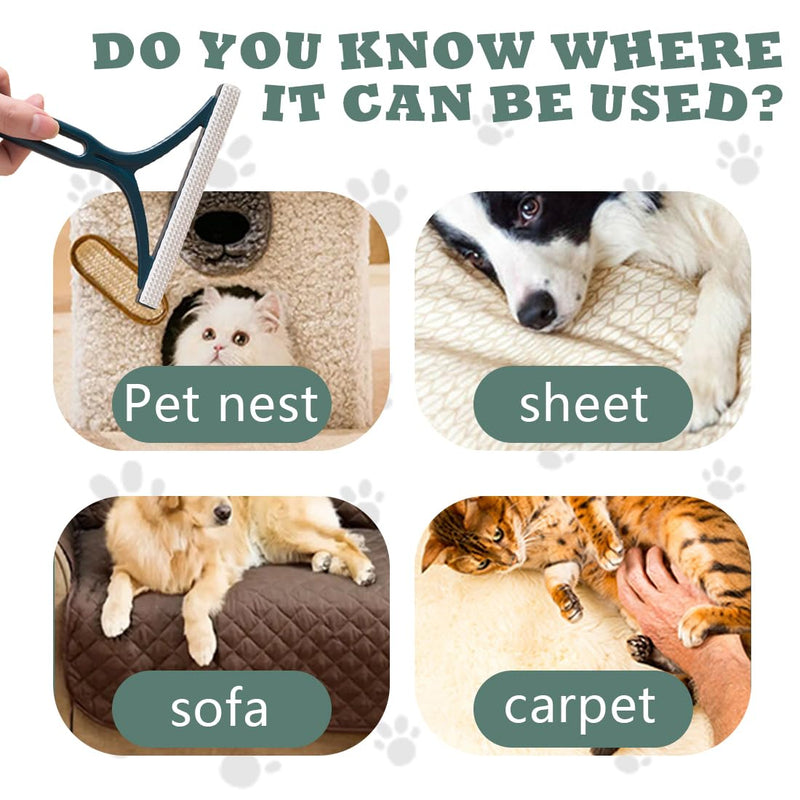 AUEFUDQ Auefudq Pet Hair Remover | Cat hair remover | Remove dog hair | Lint Remover for Sofa Car Carpet Scratching Post Clothes | Portable | Lint Brush Animal Hair Pet Hair Remover - BeesActive Australia