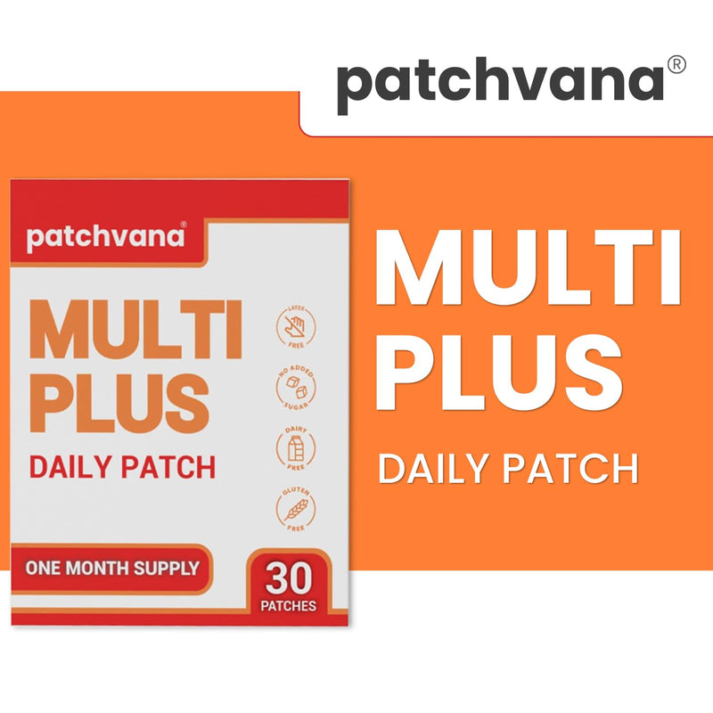 Multi Plus Patch for Women & Men, 1 Month Supply, 30 Patches