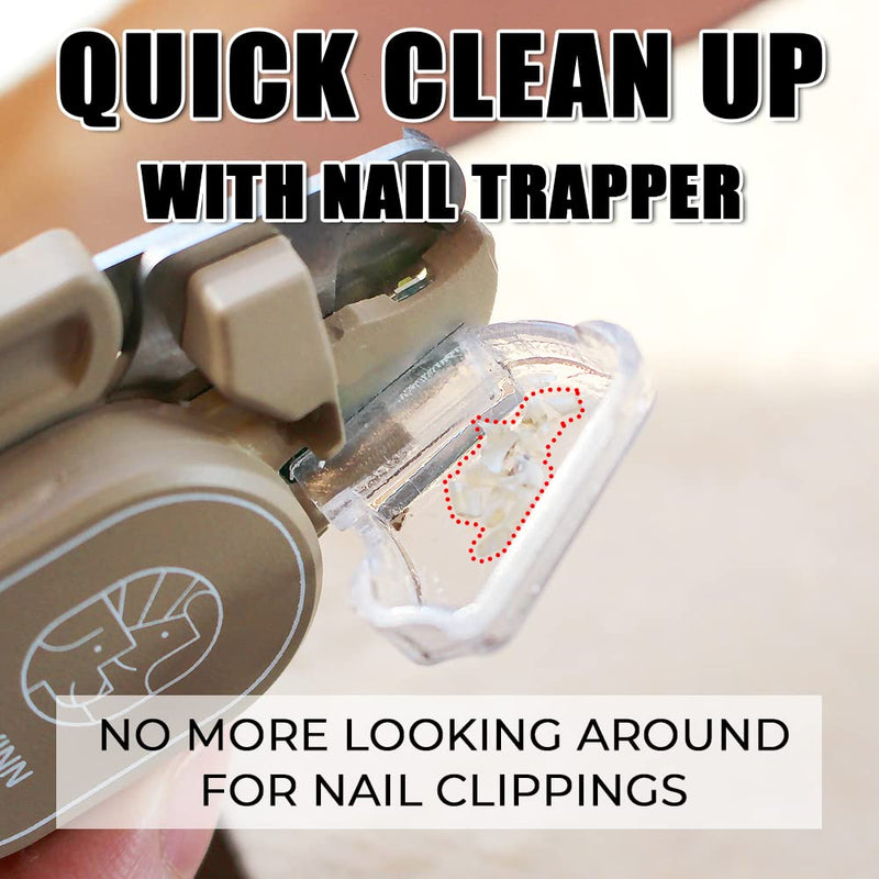 Cat Nail Clipper with LED Guide Light and Nail Trapper - BeesActive Australia