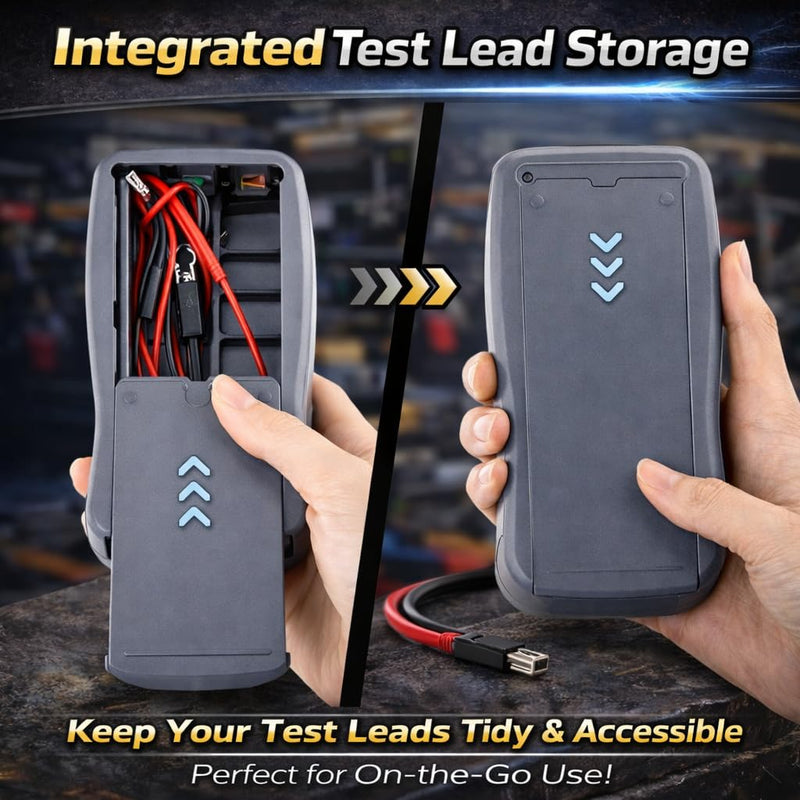 M500 Insulation Tester Megohmmeter, 500V Digital Insulation Resistance Tester up to 1000MΩ, HVAC Compressor & Motor, Battery Operated, Includes Soft Carrying Cas