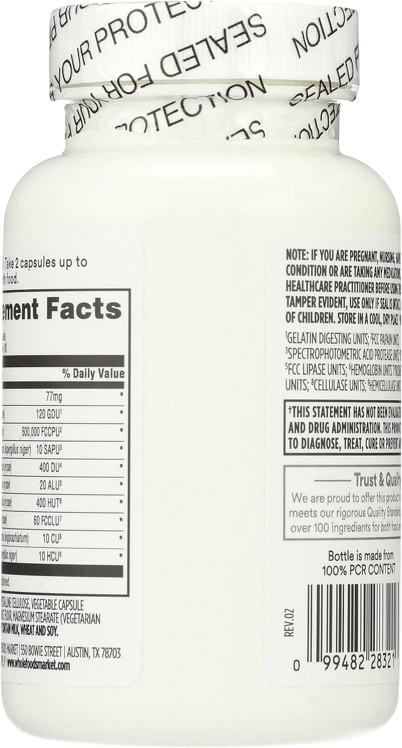 Whole Foods Market, Wholezyme, 180 Count (Pack of 2) 180 Count (Pack of 2)