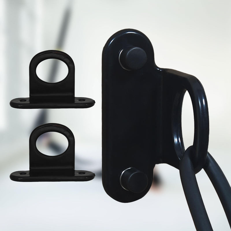 Resistance Band Wall Anchor(3 PCS Black),Heavy Duty Resistance Bands Wall Mount,Adjustable Resistance Band Hooks,Wall Anchor for Resistance Bands for Home Gym Workouts