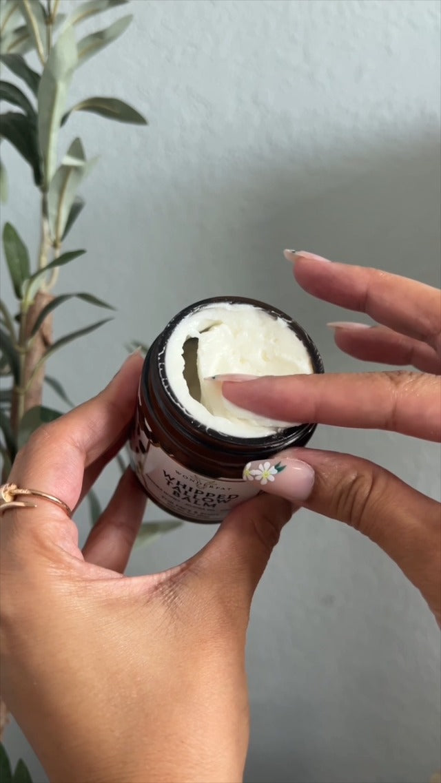 Fragrance Free Whipped Tallow Balm – Beef Tallow Face Cream 3oz Unscented