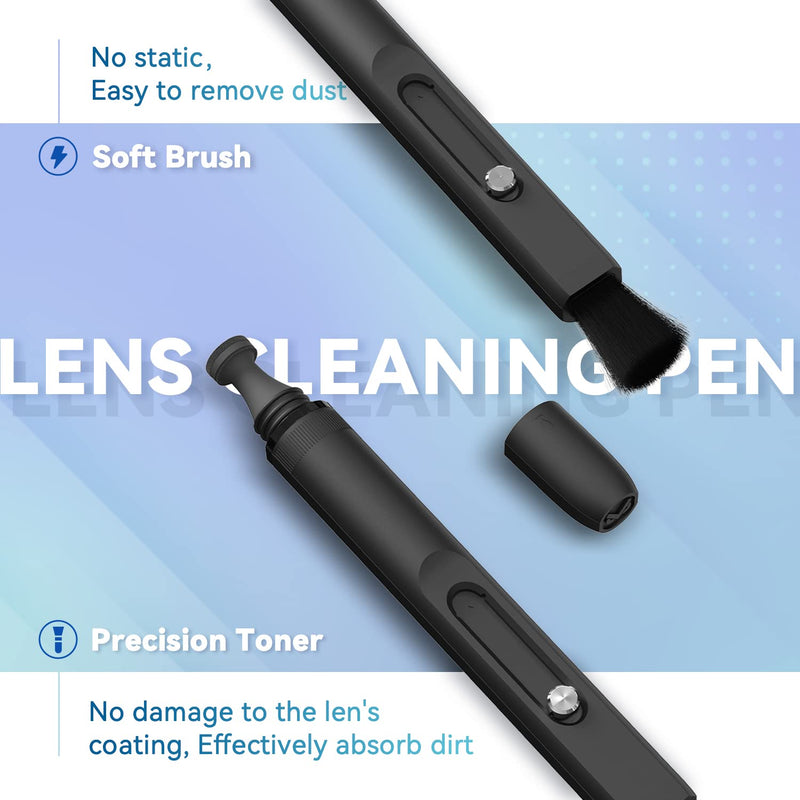 Lens Cleaning Pen Compatible with Quest 2 Pro Quest 3 Apple Vision Pro, Optical Lens Dust and Fingerprint Cleaning for Valve Index, PSVR 2, HTC Vive, Pico 4, Pimax VR Headset, DJI Drone and Cameras - BeesActive Australia