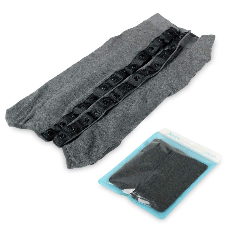 Dotoner Hospital Suit for Dogs and Cats, Wound Protection for Puppy, Medical Clothing, Post Surgery, Replacement Collar and Cone (XXL, Grey) XXL - BeesActive Australia