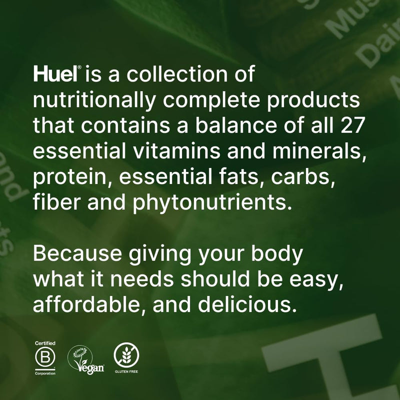 Huel Daily Greens | Superfood Greens Powder | Adaptogens & Probiotics | Original Flavor | 30 Servings | 91 Vitamins, Minerals, and Wholefood-Sourced Ingredients | Adaptogens & Antioxidants 9 Ounce (Pack of 1)