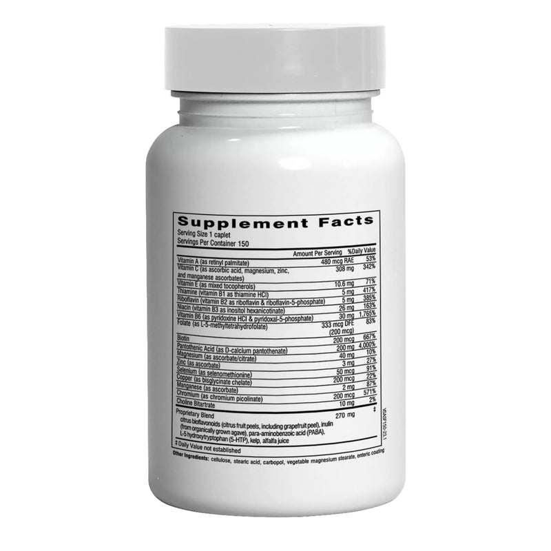 Dr. Wilson's Super Adrenal Stress Formula, Cotrisol Support, 150 Caplets* | Sustained-Release Vitamins and Minerals for Adrenal, Full HPA Axis, Cortisol and Energy Support*