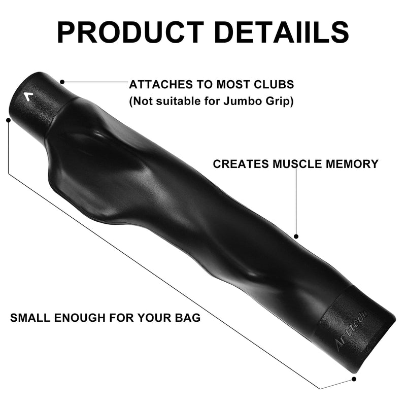 Right Hand Golf Grip Trainer 2 Pack with Arm Band & Wrist Strap, Golf Training Aid Kit, Grip Trainer Golf Club to Correct Hand Position and Develop Muscle Memory - BeesActive Australia
