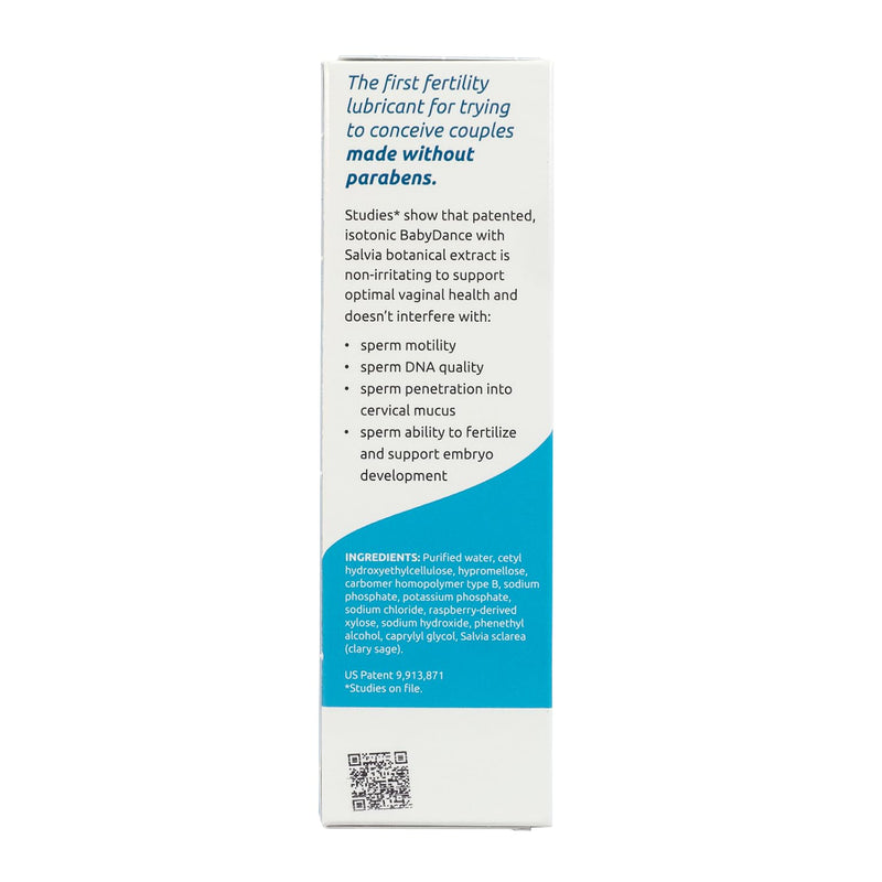 Fairhaven Health BabyDance Fertility Lubricant | for Women and Men Trying to get Pregnant | Water Based Personal Lube | Made Without Parabens | 40 Grams BabyDance Flip-Top Tube No Applicators - BeesActive Australia