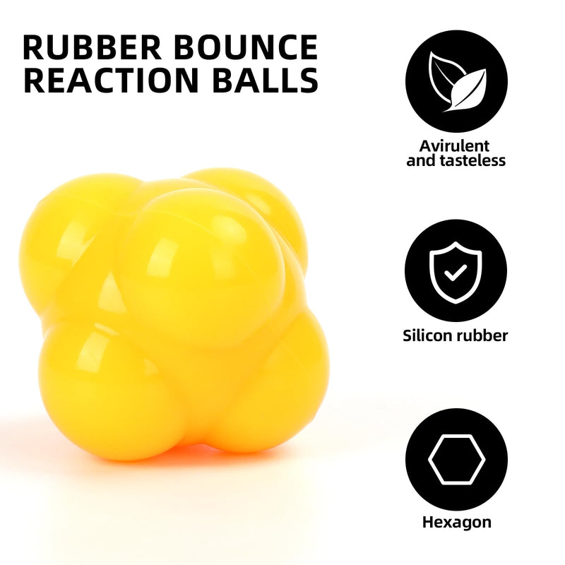 Hand Eye Coordination Training & Reaction Speed Training Tool | Reaction Catch Trainer – Improve Reflex, Agility, and Focus for Sports, Exercise, and Fun for All Ages Reaction Trainer & 3PCS Balls