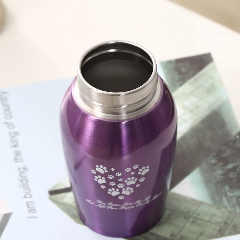 Pet Cremation Urns, Dog and Cat Ashes Urns, Pet Keepsake Urns, Dog Urns for Ashes, Cat Urns for Ashes (Purple, Small) Purple - BeesActive Australia