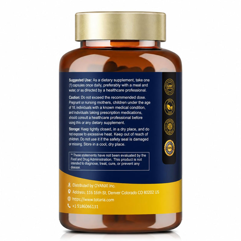 Totaria Cortisol Supplement for Women 120 Vegan Capsules Hormone Balance | with Ashwagandha,Magnesium,Rhodiola Rosea,L Theanine Mood, Focus, Sleep Support (Pack of 1) 120 Count (Pack of 1)