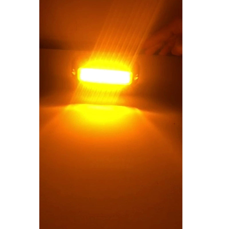 2Pcs 27 LEDs Marine Light, IP68 Waterproof Underwater Boat Light for Pontoon Transom Stern Navigation & Interior Deck, 10-30V DC Amber - BeesActive Australia