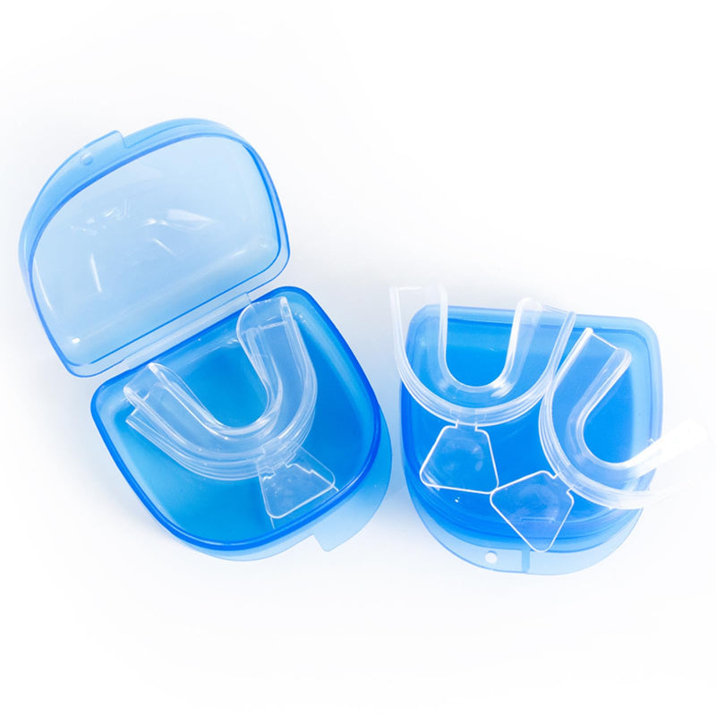 Teeth Whitening Trays 4 Pcs with 2 Travel Storage Cases BPA Free Moldable Trimmable Thin Mouth Trays Dental Tooth Whitener Bleaching Trays - BeesActive Australia