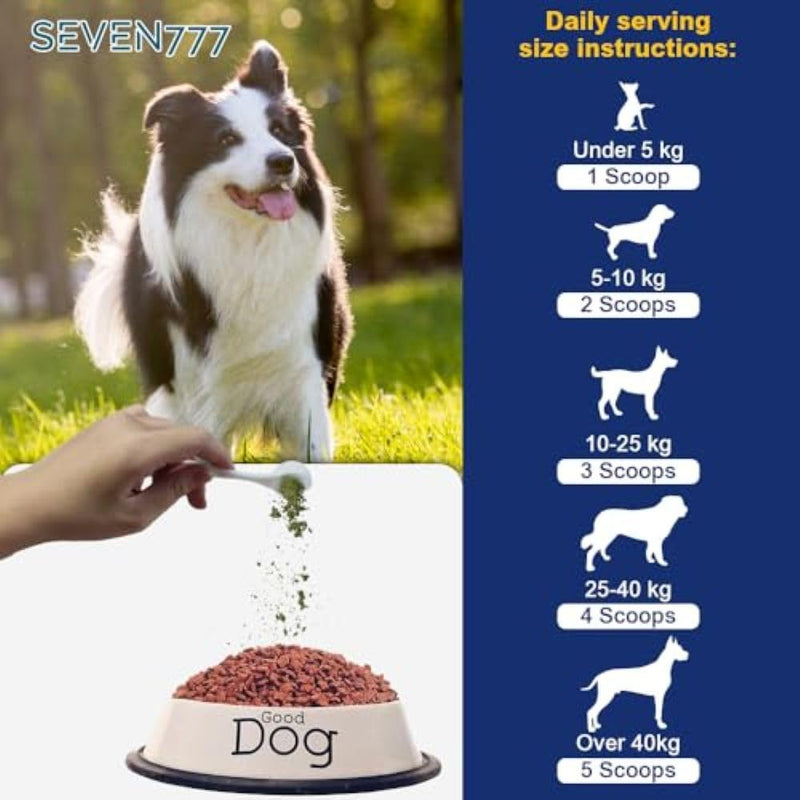 Seven777 Pet Dental Powder,Teeth Cleaning Powder for Dogs and Cats, Plaque & Bad Breath Off,Dental Care Supplies for Small, Medium, Large Dogs and Cats 3.5 Ounce (Pack of 1)