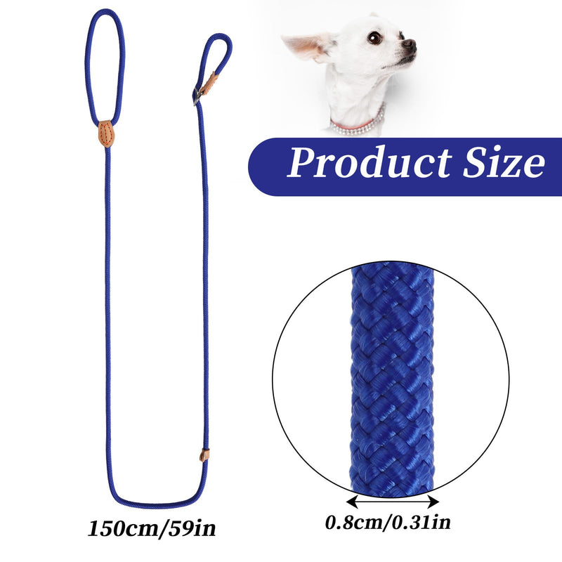 5 Ft Slip Leads Puppy Dog Leash for Small Dogs, Slip Leash for Puppy Training, No Pull Control Leash for Small Dogs Pet Leash Rope for Small Medium Large Dogs, No Pull Dog Training Leads - BeesActive Australia