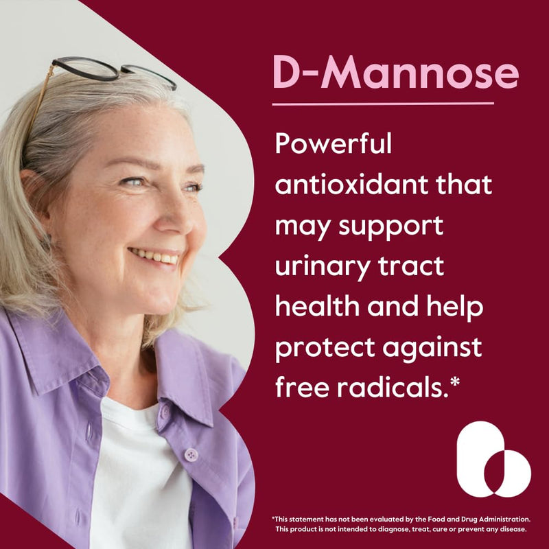 BESTVITE D-Mannose 500mg (240 Veg Caps) - Corn Free - No Fillers - Vegan | No Stearates - Non GMO - Gluten Free - Urinary Tract Health* - From Birch Bark