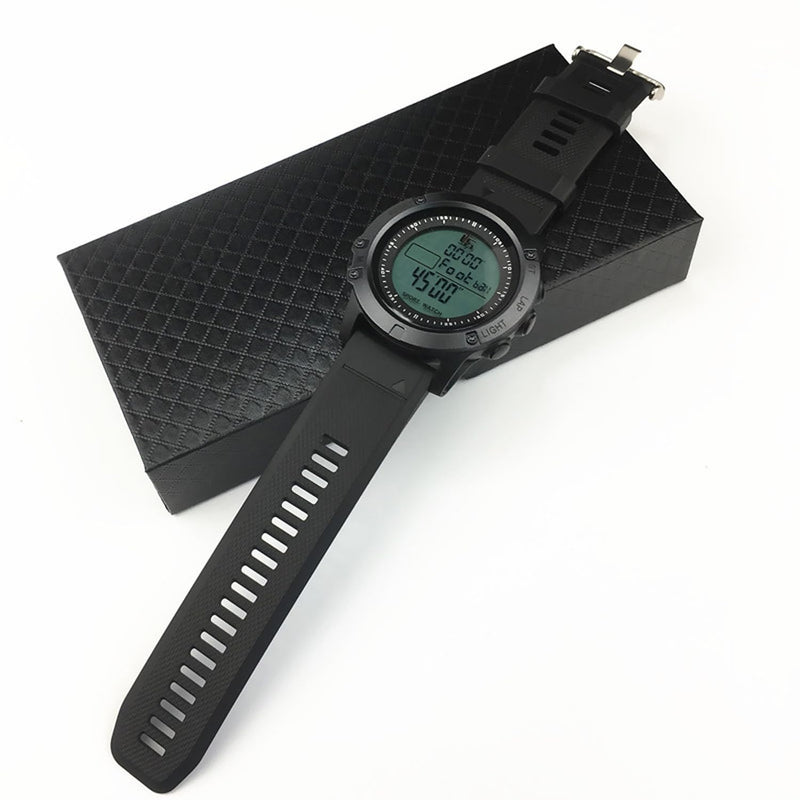 Men Digital Sports Watch with Finger Grip Whistle Waterproof Soccer Referee Watch with Stopwatch Backlight Alarm Date Dual Time On/Off Switch Coach Referee Timer - BeesActive Australia