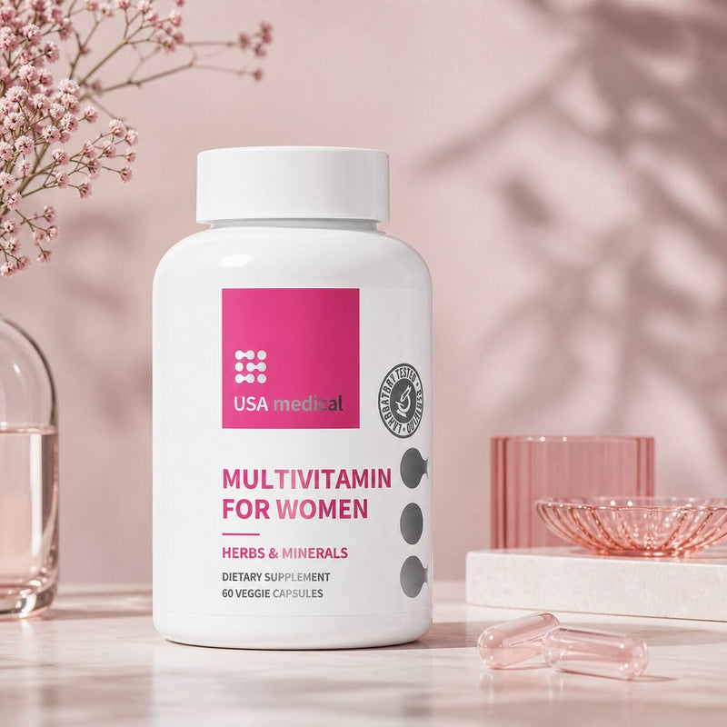 Women's Multivitamin with Vitamins & Minerals, 60 Capsules