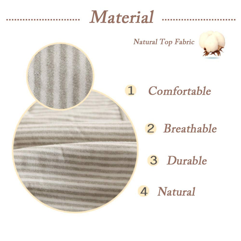 wonuu Baby Umbilical Cord Belt, Infant Belly Binder Hernia Care Navel Truss Support Newborn Warm Essential with Breathable Organic Cotton (4 Pack) 4Pack-Brown - BeesActive Australia