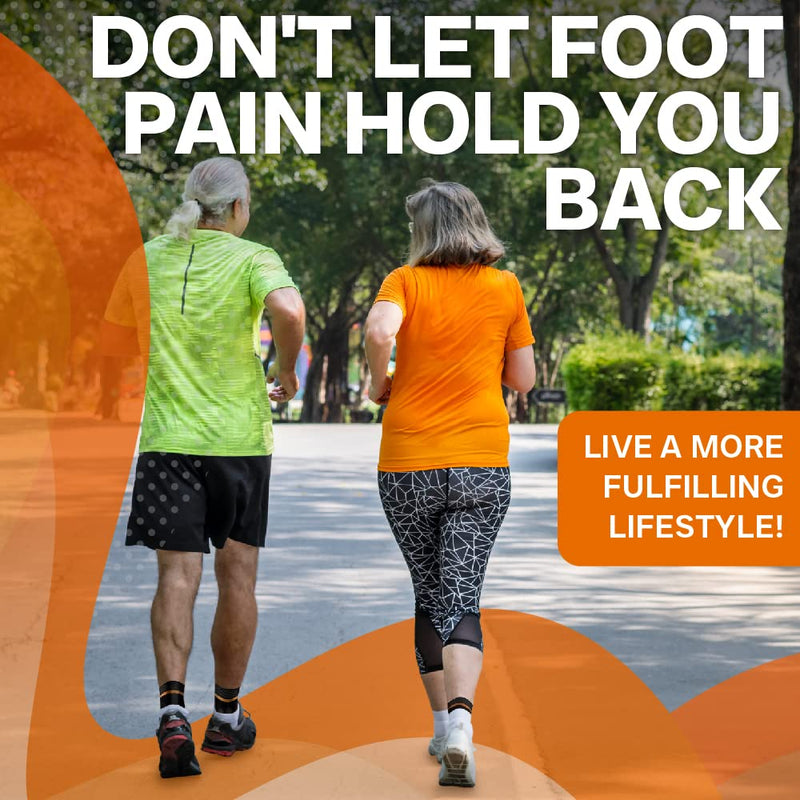 Treat My Feet Compression Ankle Brace with Silicone Ankle Support and Copper - Plantar Fasciitis Brace for Foot Pain & Achilles Tendonitis Relief - Ankle Brace for Women & Men - Large Size 1