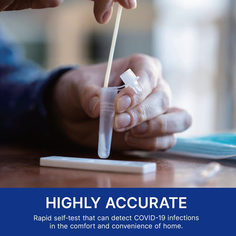 CorDx TyFast at Home COVID 19 Antigen Rapid Test Kit, Easy, Accurate, Fast Results in 10 Minutes. (4-Pack) 4