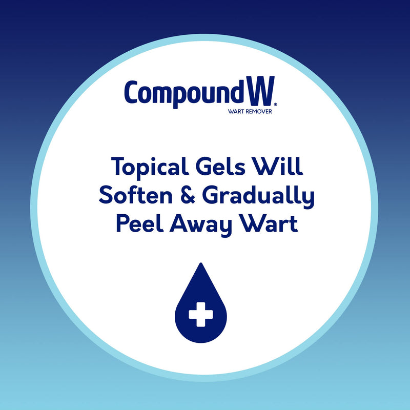 Compound W Maximum Strength Fast Acting Gel Wart Remover, 0.25 oz 0.25 Ounce (Pack of 1) - BeesActive Australia