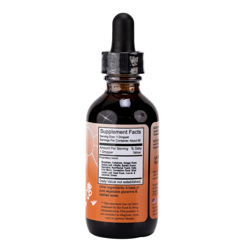 Christopher's Original Formulas Kid-E-Mins Vitamins & Minerals, Natural Orange Flavor, Kids Liquid Multivitamin, 2 oz