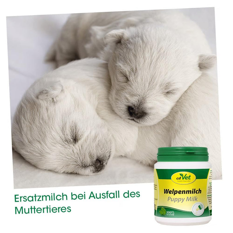cdVet Natural Products Puppy Milk 90 g - dog, cat, rodent - milk replacement supplement - replacement milk - proportion of high-quality colostrum - stable digestion - defense components - - BeesActive Australia