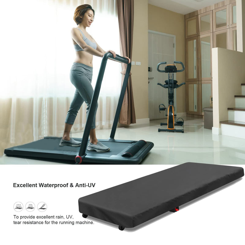 Under Desk Treadmill Cover, Dust-Proof Walking Pad Cover, Waterproof Protective Cover for Walking Treadmill Office Under Desk(Cover Only) 55L x 27W x6H Inch
