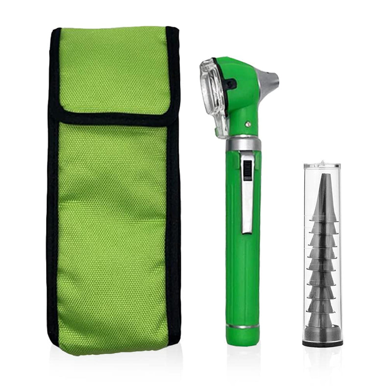 OdontoMed2011 - Mini Otoscope for Educational and Personal Use - Ideal for Medical and Nurse Students, Paramedics, EMT and Personal Use… (Green) Green - BeesActive Australia