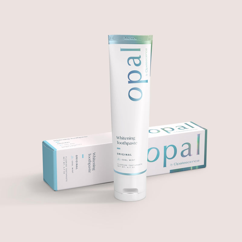 Opalescence Opal Teeth Whitening Toothpaste (Pack of 3) - Cool Mint Original Formula - Oral Care, Gluten-Free - 4.7 Ounce Made by Ultradent -TP-5760-3 New Opalescence 4.7 Ounce (Pack of 3)