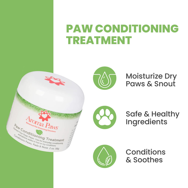 Paw Conditioning Treatment - Dog Paw Moisturizer to Heal and Repair Dry, Cracked, and Damaged Paws and Nose - Paw Soother for Dogs with Organic Shea Butter and Essential Oils - 2oz - PawsPlanet Australia
