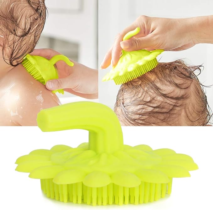 Baby Shampoo Brush, Convenient Thin Hair Baby Bath Brush for Baby Bathroom (Green) -  Australia