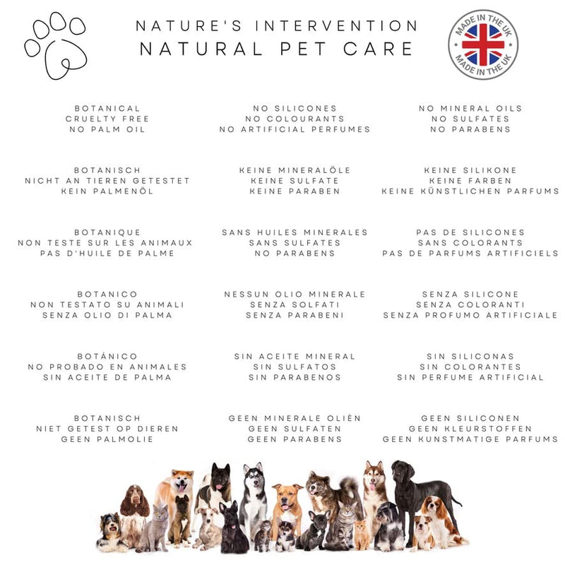 NATURE'S INTERVENTION 100% Natural Soothing Balm for Cats – 50ml – Essential Oil-Free – Beeswax, Shea & Chamomile – Gentle Paw & Skin Butter – Lick-Safe & Non-Toxic – Recyclable Aluminium Jar