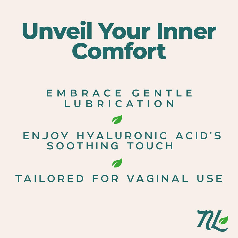 NewLife Naturals Hyaluronic Acid Vaginal Suppository for Dryness | Vaginal Dryness Support | Estrogen-Free Relief for Menopause | Hyaluronic Acid Suppositories for Women | USA-Made 12 Vaginal Inserts - BeesActive Australia