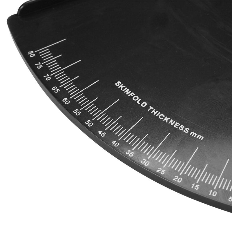 Body Fat Caliper Skinfold Calipers Measure Tool for Accurately Measuring Skin Fold Fitness Measuring Tester Measures up to 80mm in Skin Fold Thickness black - BeesActive Australia