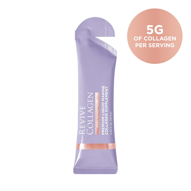 Revive Collagen Perimenopause - 5g Hydrolyzed Marine Collagen Drink for Women, Inositol, Selenium, Vitamin B6, C & D, Supports Skin Wellness & Daily Energy, Passionfruit Flavour — 14 Packets 14 DAYS