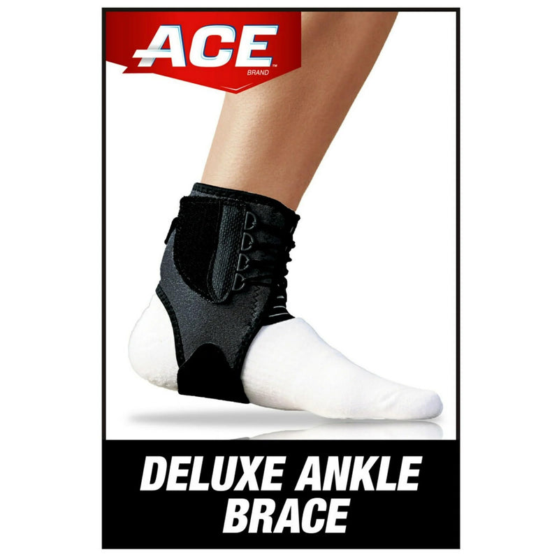 Ankle Brace, Deluxe, Adjustable, Moderate-Stabilizing Support 1 ct (Pack of 2)