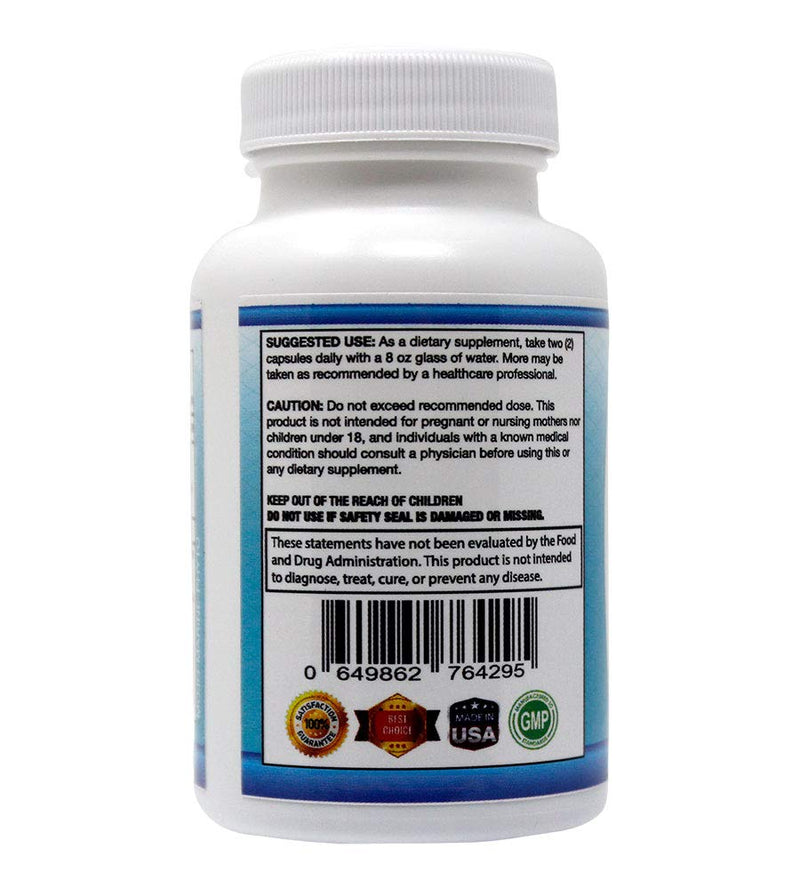 Freeze Dried Marine Phytoplankton, Supports Brain & Heart Health, Powerful Superfood, Nutrient Dense with BioPerine for High Absorption 60 Capsules