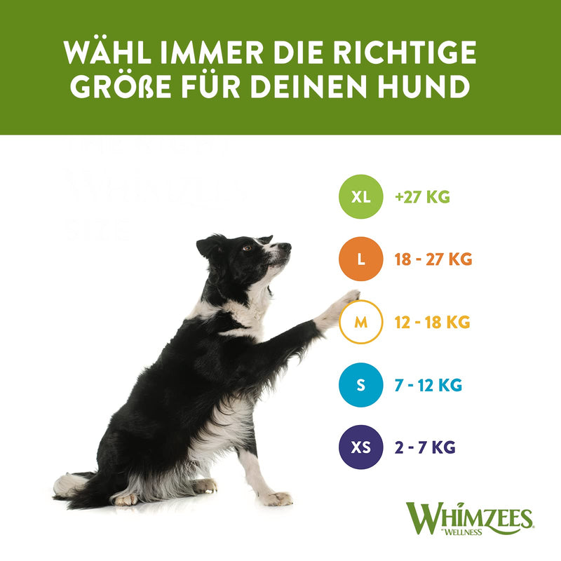 WHIMZEES By Wellness Stix, chewing sticks for very small dogs, dog snack for dental care, size XS, 56 pieces, no added sugar, grain-free, natural, low fat 56 pieces (pack of 1) - BeesActive Australia