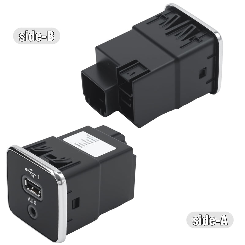 5xg28dx9ad Compass USB AUX Charging Port Socket AUX/USB, Replacement for Jeep Cherokee 2017-2021 Dodge Mopar,53224228 5XG28DX9AD 53223309 60927870 5XG28DX8AA