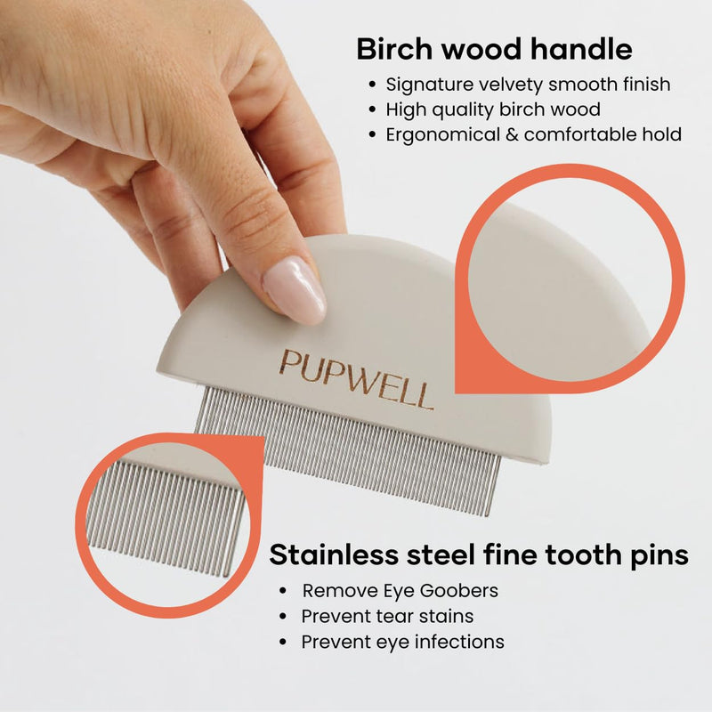 Detailer Comb for Removing Tear Stains, Crust, and Eye Mucus and Small Tangles - BeesActive Australia