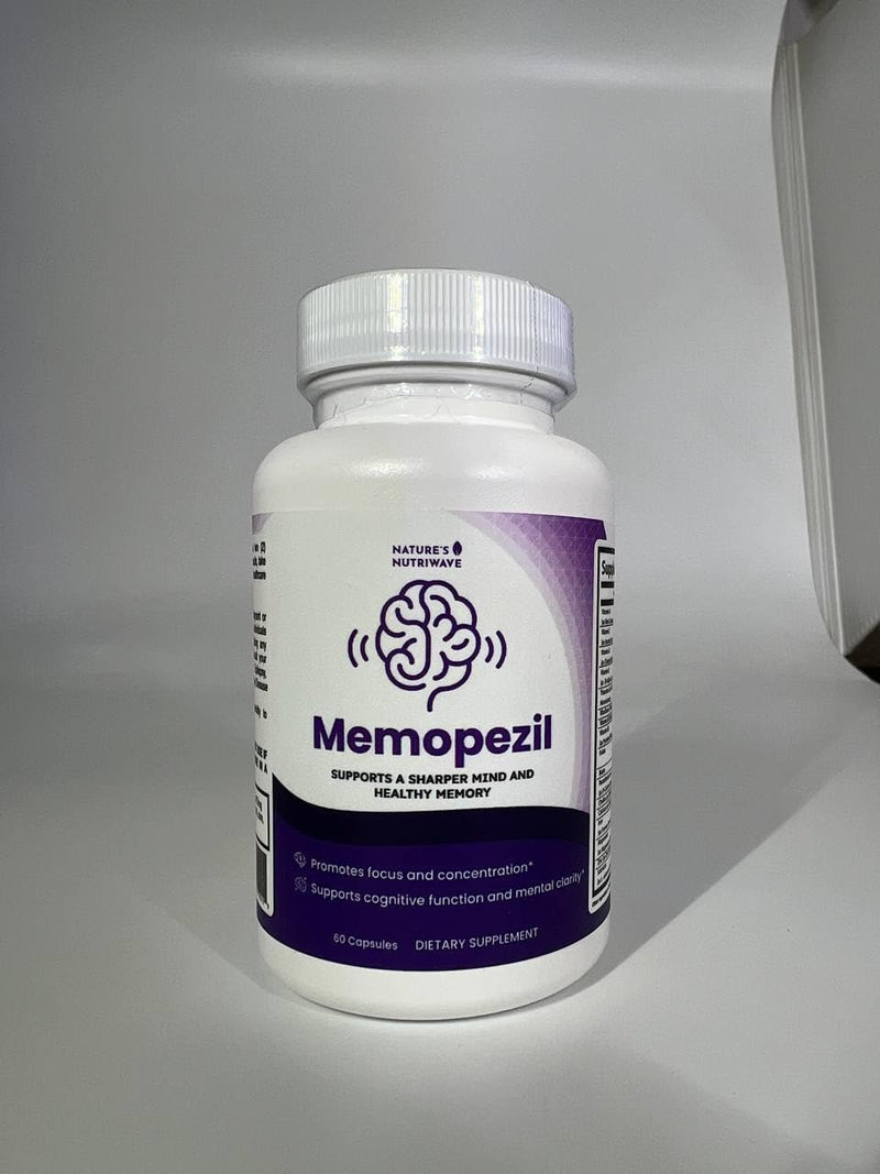 Memopezil – Vitamins A, B, C, D, E & Botanicals – 60 Ct, 3 Month Supply | Vitamins A, B, C, D, E, minerals & botanicals | Non-GMO, GMP-Certified, Made in USA | Easy-to-swallow capsule 60 Count (Pack of 3)