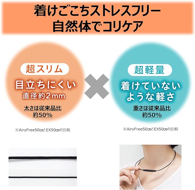 Pip Magneloop AiryFree 60cm Stiff Shoulders Stiff Neck Magnetic Necklace Stiff Shoulder Relief Goods - BeesActive Australia