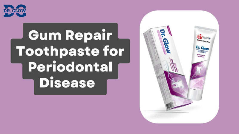 Dr. Glow Toothpaste Gum Repair for Receding Gums, Periodontal Disease, Bad Breath, Gum Regrowth, Loose Tooth Repair - 2 Tubes Pink 3.52 Ounce (Pack of 2)